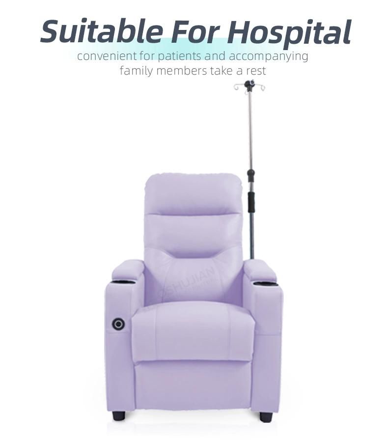 Custom Design Hospital Clinic I. V. Medical Recliner Transfusion Competitive Price Infusion Sofa Infusion Chair