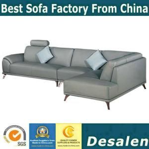 Factory Wholesale Price Italy Simple Design Home Furniture Leather Sofa (8935)