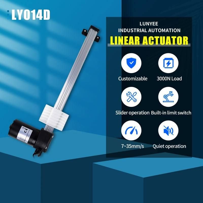 3000n Electric 12V 24V DC Motor Linear Actuator for Hospital Medical Bed Chair