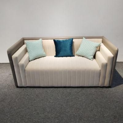 Foshan Wholesale Modern Design Luxurious Velvet Fabric Hotel Lobby Sofa Accept Customized