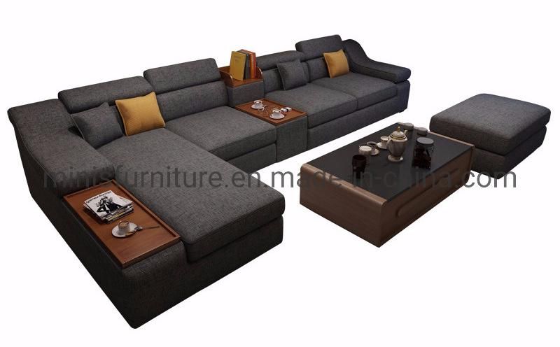 (MN-SF95) Living Room Lazy Adjustable Head Height L-Shaped Sofa