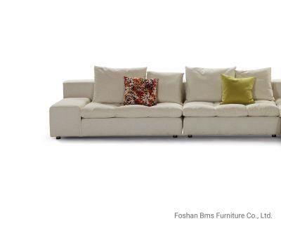 Modern Design Living Room Cotton Linen Fabric Sectional Sofa