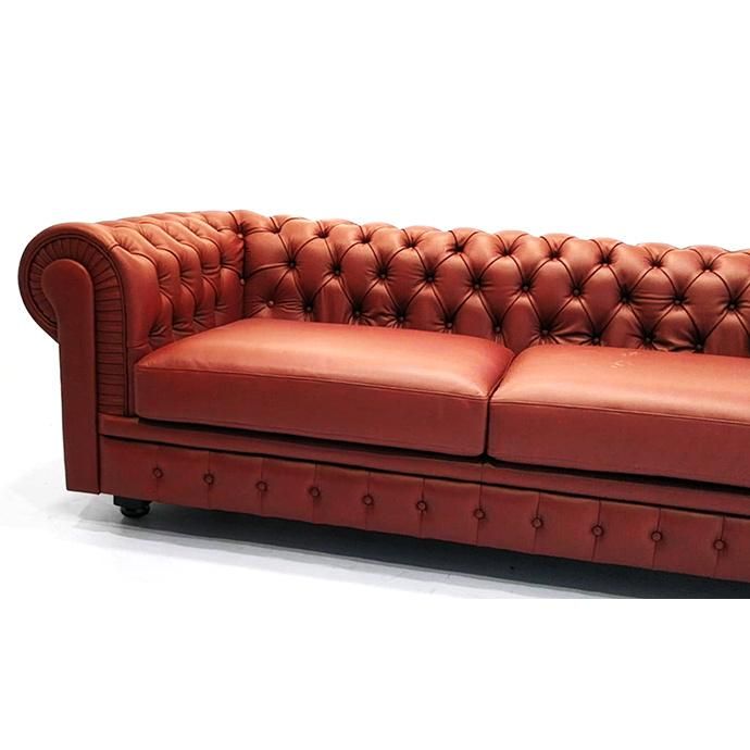 Sir William Chesterfield 3 Seater Leather Sofa