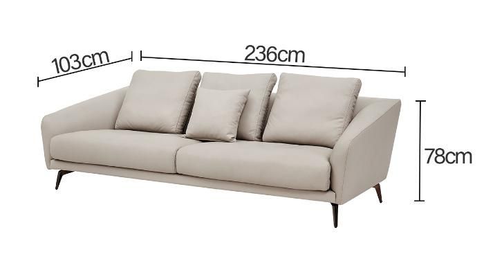 Customized 3 Seater Sofa Set Living Room Sofas Living Room Furniture Modern Design Leather Sofa