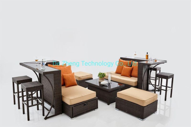 Commercial Furniture High Bistro Nightclub Patio Outdoor Family Garden Bar Table Sofa