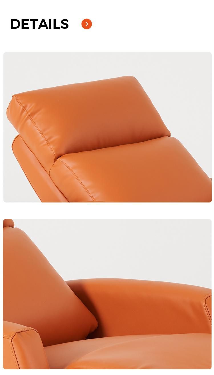 Upholstered Corner Leather Sofa Set Furniture Luxury Modern Sectional Electric Sofa