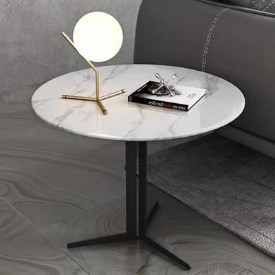 Factory Nordic Sofa Side Cabinet Coffee Table Light Luxury Round Modern Side Table