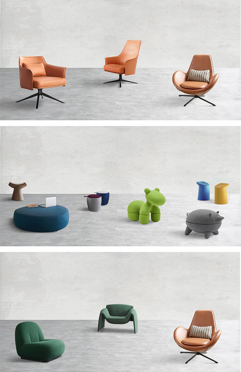 Modern Italian Furniture Prince Chair for Living Room Sofa Set