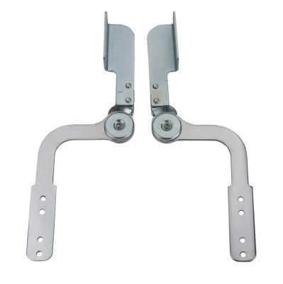 Furniture fittings 90-165 degree chromed sofa headrest mechanism hinge