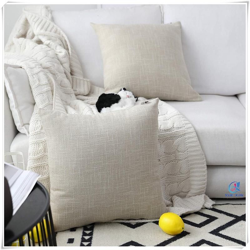 Textile Decorative Linen Pillow Cushion for Chair/Sofa/Bed/Car