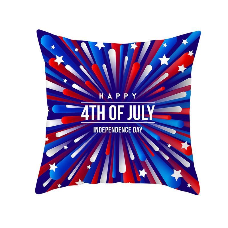 Holiday Decoration Independence Day Series 6 Back Cushion Cover, Sofa Cushion Cover