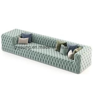 Home Furniture Velvet Sofa/ Living Room Furniture 3 Seat Sofa