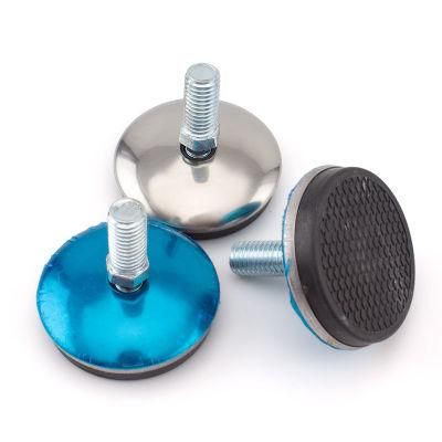 Adjustable Metal Swivel Furniture Leveling Feet with Steel Cover
