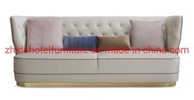 Hotel Furniture Luxury High Back Fabric Living Room Sofa