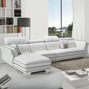 White Modern Home Furniture Sectional Leather Sofa (29)