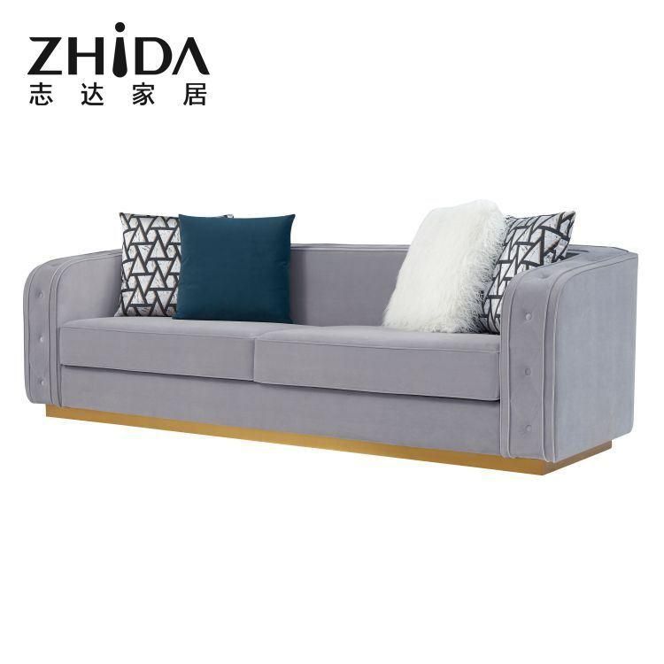 3+2+1 Combination Italian Style Sofa Light Luxury Customized Sofas for Different Space Solution
