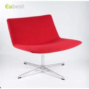 Modern Simple Red Fabric Sofa with Swivel for Home Living Room Furniture