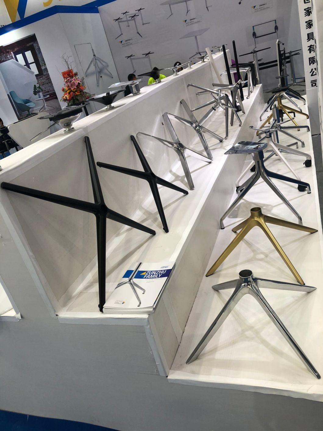 Black Furniture Accessories Steel Complete Swivel Chair Stand Legchina Die Casting Parts Aluminum Office Chair Base Brass Sofa Legs
