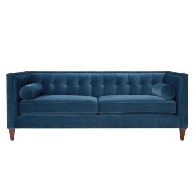 Harison Velvet Fabric 3 Seat Sofa
