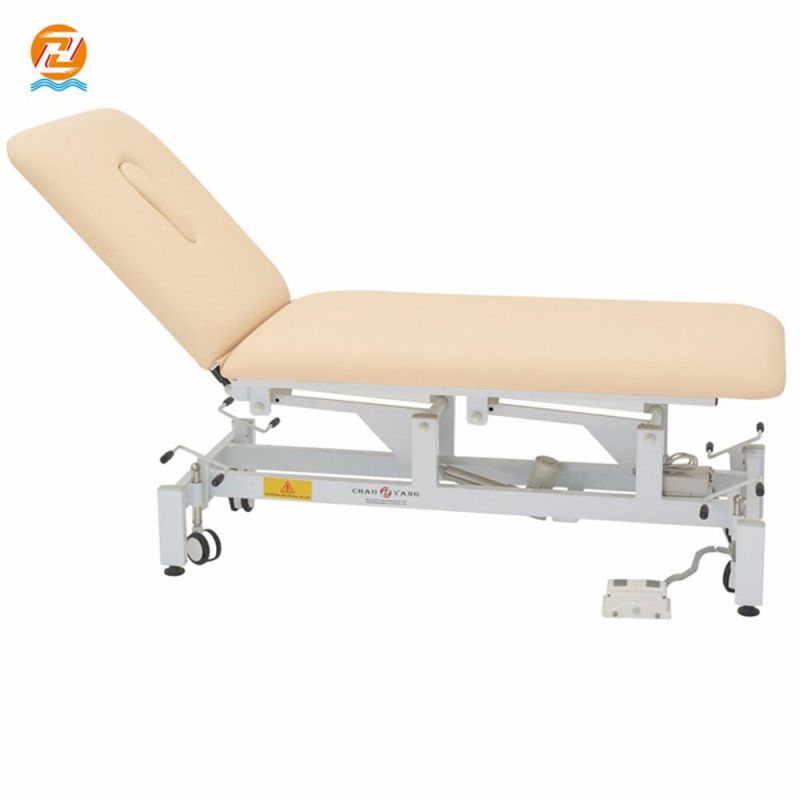 SPA Center 2 Section Portable Therapy Electric Massage Couch