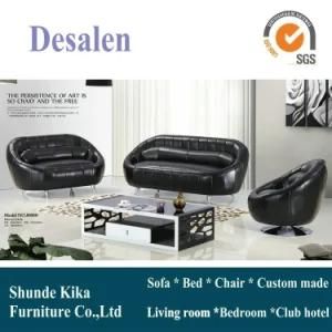 1+2+3 Modern Home Furniture Genuine Leather Sofa (8008)