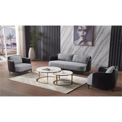 Luxury Office Furniture Living Room Fabric Leather Sofas (SZ-SF829)
