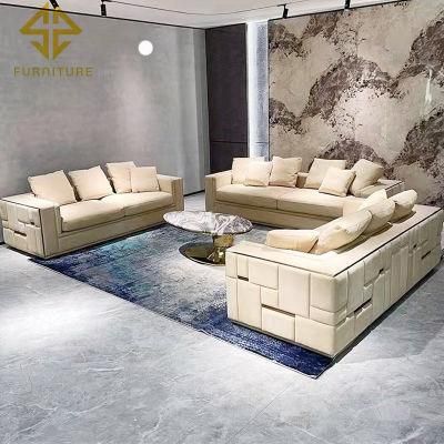 Living Room Furniture Canape Modern Three Seat Sofa Comfortable Lazy Couch Sala Set Sofa Set Furniture Velvet Single Sofa