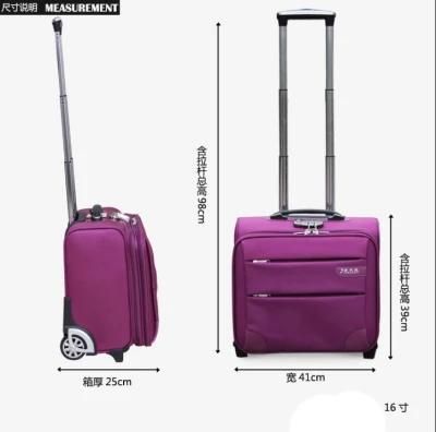 Rose Color Trolley Bag Traveling Business Bag for Ladies (ST6237B)