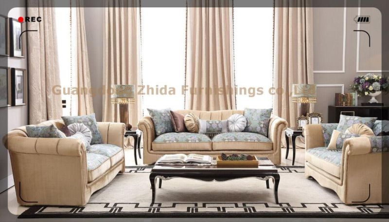 Jacquard Fabric Sofa for Living Room Furniture