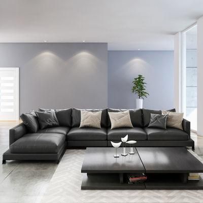 Nordic Leather Design Head Layer Cowhide Modern Minimalist Down Small Apartment Whole Leather Sofa