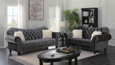 Modern Fabric Sofa with crystal Tufting Sofa for Home Furniture