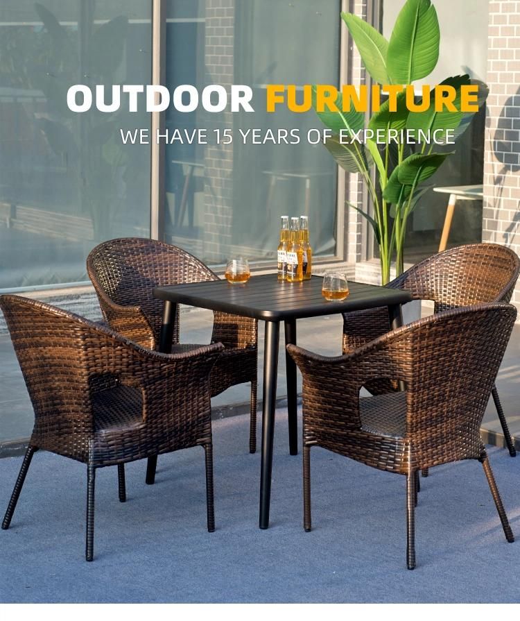 Simple Style Rattan Woven Outdoor Sofa Furniture