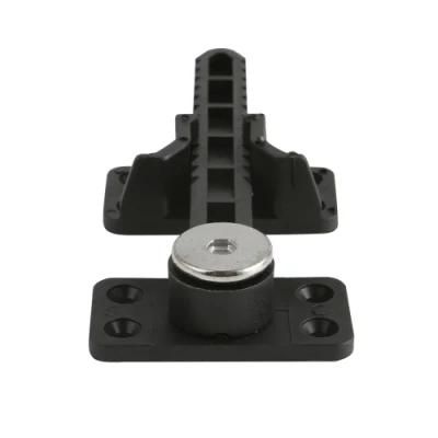 Plastic Invisible Connector Brackets Black