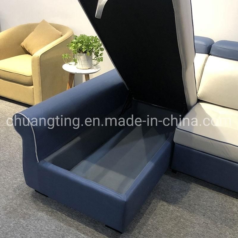 Storage Corner Sofa Set Pull out Function Sofa Cum Bed