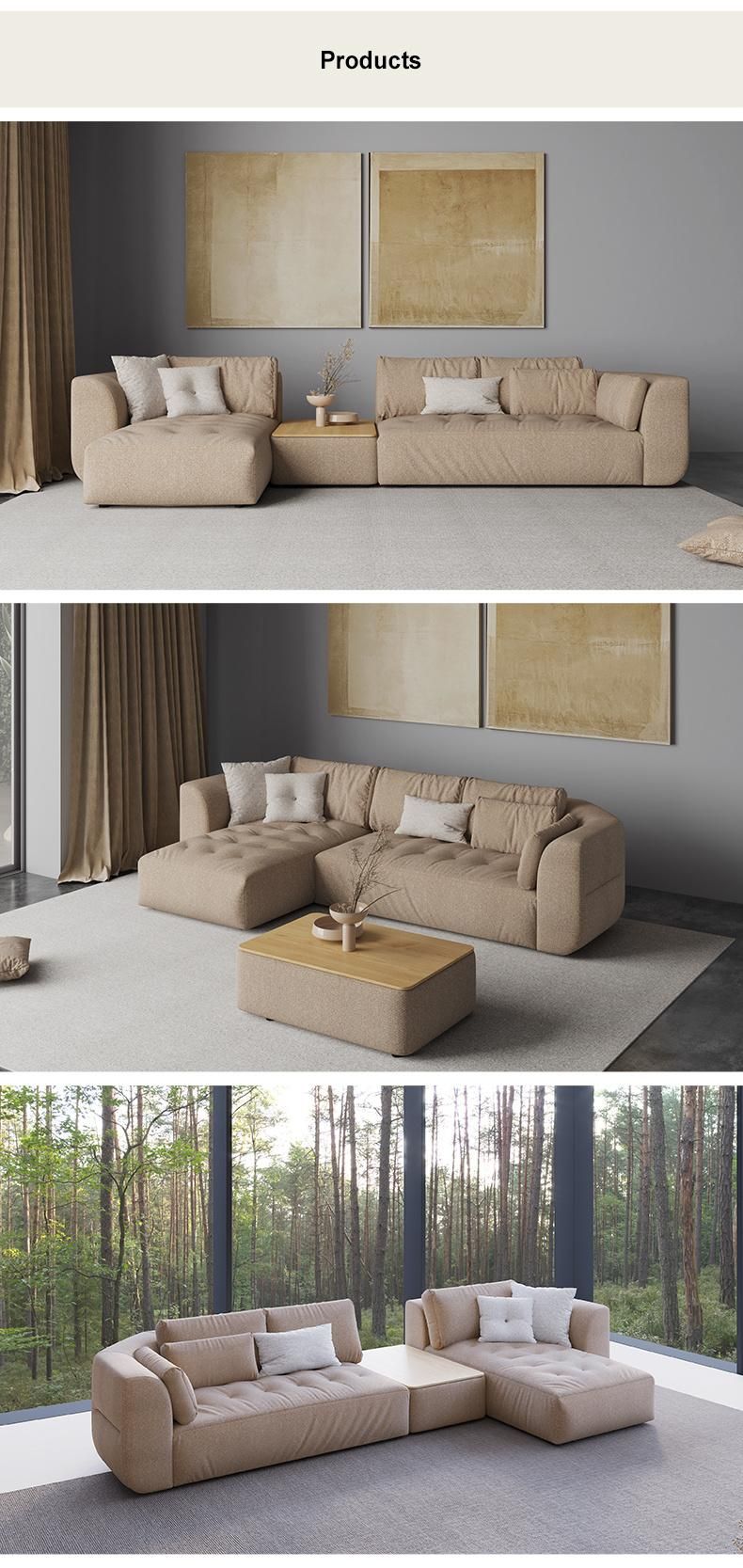Modern Recliner Sectional L Shape Dubai Furniture Sofa