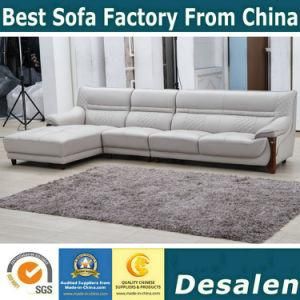 Italy Home Furniture L Shape Leather Living Room Sofa (A75)