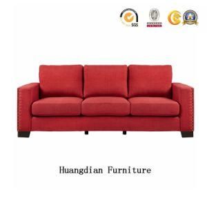 Contemporary Apartment Living Room Furniture Motel 3 Seat Sofa (HD1617)