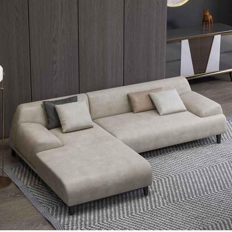 Wholesale Simple Design Sectional Sofa 21xjsk023 Genuine Leather Sofa
