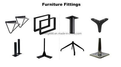 Metal Home Furniture Leg Hardware Accessories Round Addjustable Table Leg in Steel Parts