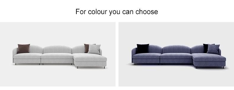 Fabric Non Inflatable Set Recliner Sectional L Shape Corner Sofa