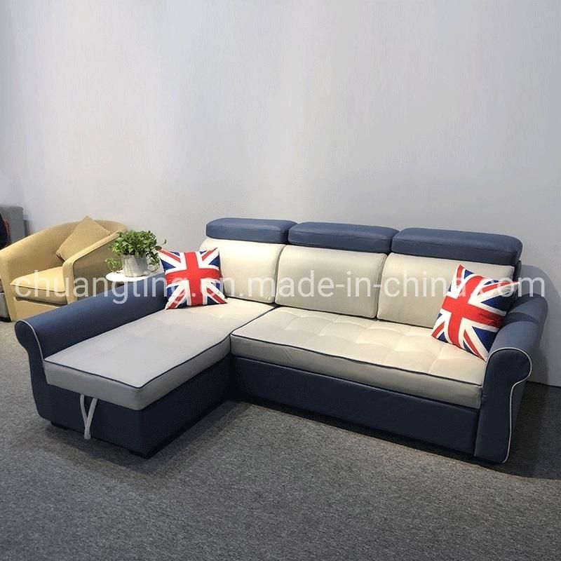 Storage Corner Sofa Set Pull out Function Sofa Cum Bed