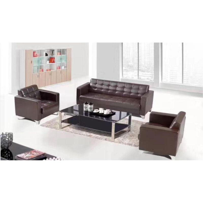 Executive Office Sofa High Quality Sofa PU Leather Modern Used Office Sofa (SZ-SF831)