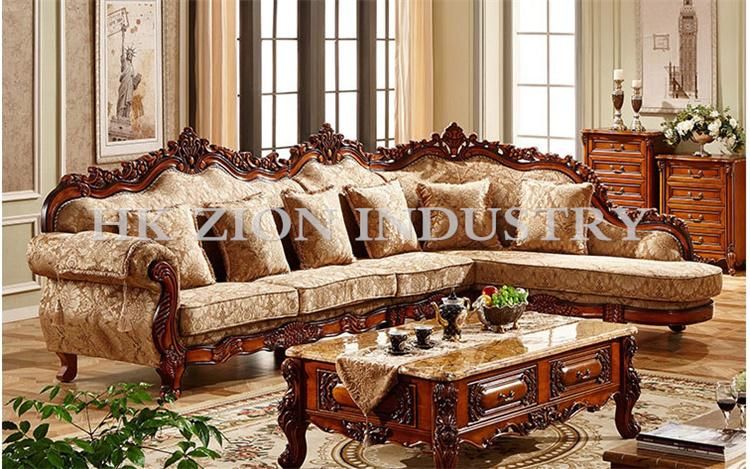 Luxury Lounge Living Room Furniture Sofa Fabric Upholstery Modernos Lounge Chair Sofa European Style Leisure Corner Sofa