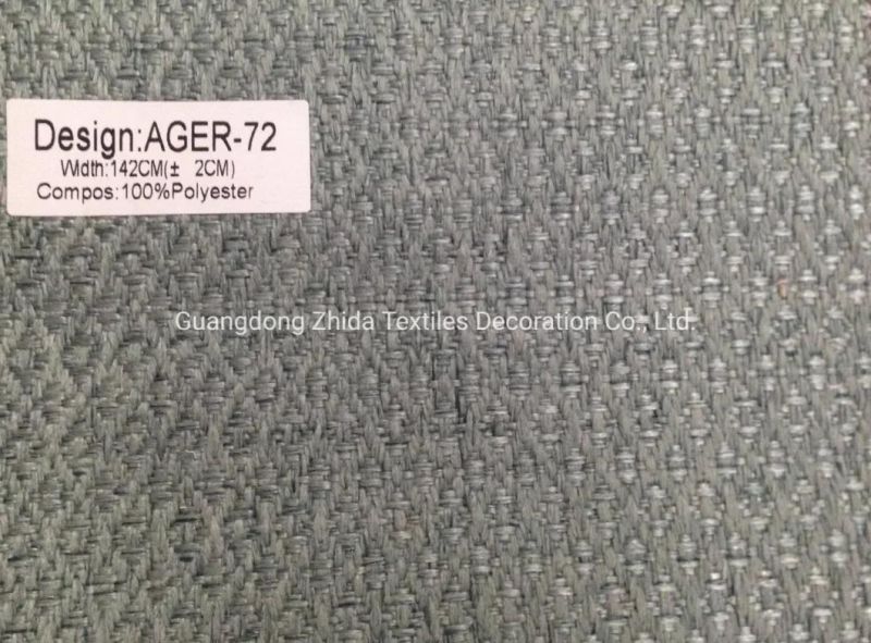 Recycled Polyester Jacquard Abrasive Weaving Sofa Furniture Fabric