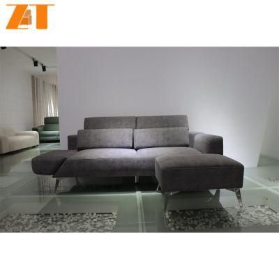 Living Room Furniture Long L Shaped Corner Sofa Sets Deep Sofa-Bed Designs Modern Couch Fabric Sofa