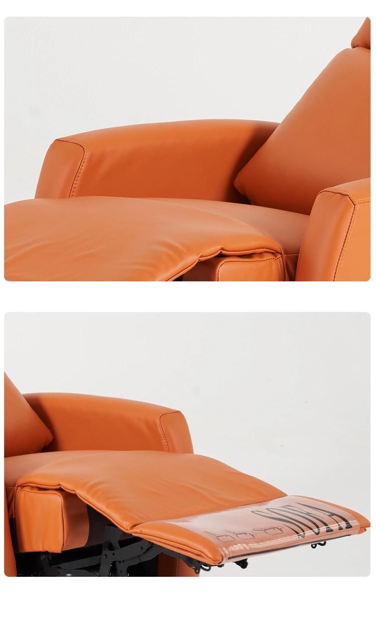 Sofa Set Furniture Modern Corner Leather Upholstered Design Sectional Recliner Sofa