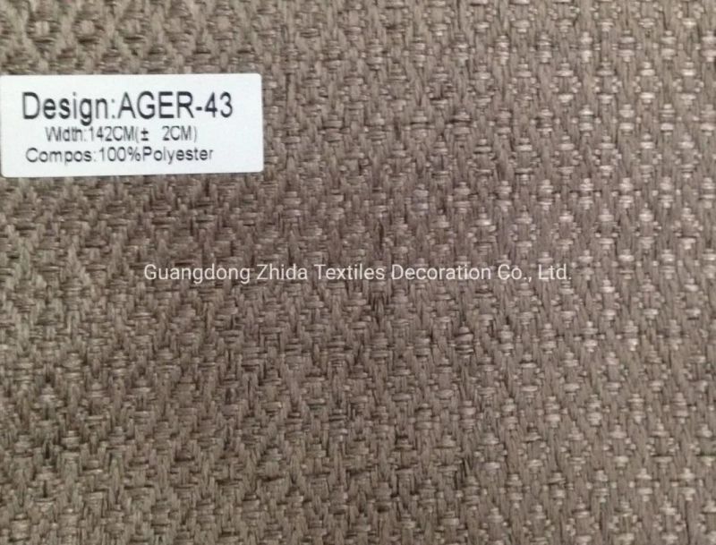 Recycled Polyester Jacquard Abrasive Weaving Sofa Furniture Fabric