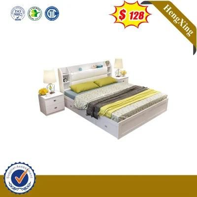 Modern Wooden Hospital Bedroom Hotel Furniture Set Soft Single King Double Sofa Beds with Nightstand