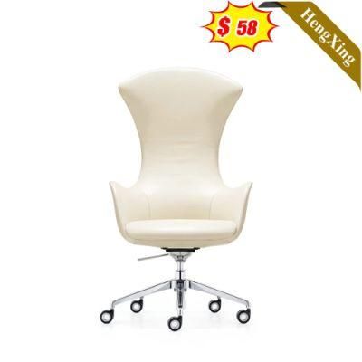 White Color PU Leather Single Seat Sofa Modern Home Living Room Leisure Lounge Chair