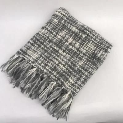 Acrylic Woven Soft Sofa Decor Knit Blanket